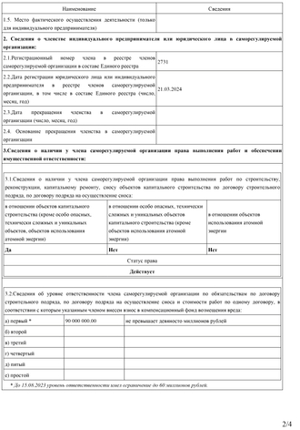 Выписка СРО 2/4