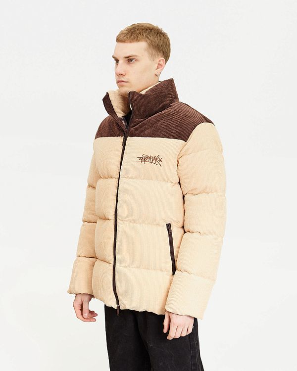 Пуховик AW24 Downjacket Velvet Combo Beige - фото 3