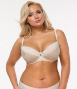 Бюстгальтер на косточках Latino с боковыми поддержками (Размер: 85C) (Цвет: телесный)