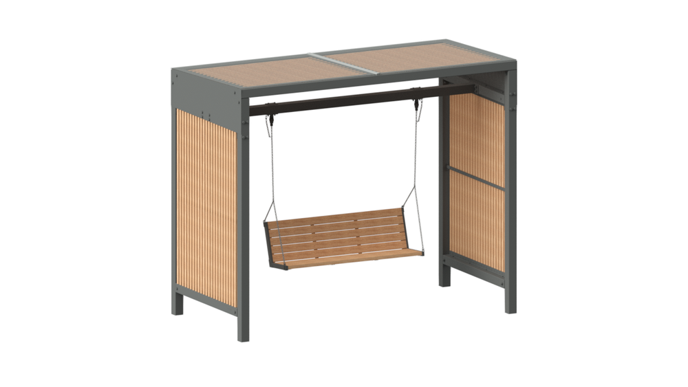 Беседка с качелями SK00386