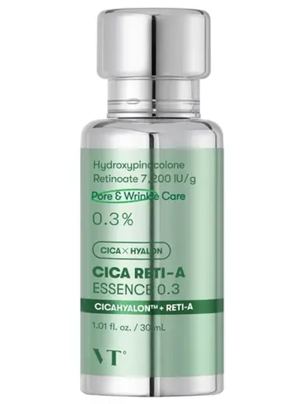 VT Cosmetics Бустер-эссенция с 0.3% ретинола и центеллой Cica Reti-A Essence 0.3 30 мл
