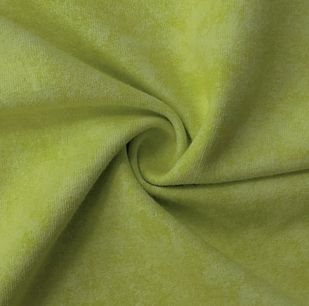 Футер 2х нитка петля Лайм Варенка с эффектом велюр