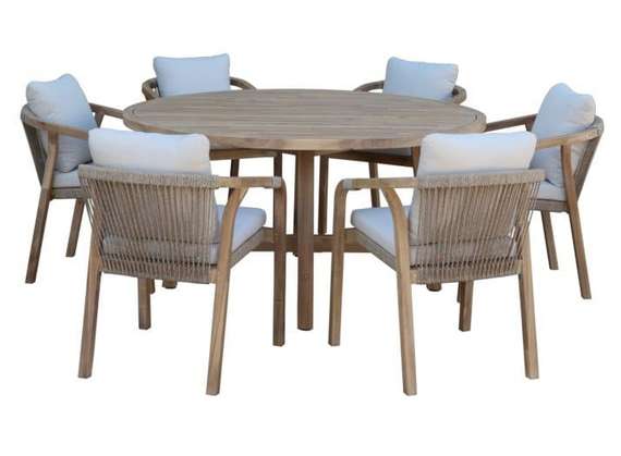 Стол Rimini Ø150, массив акации