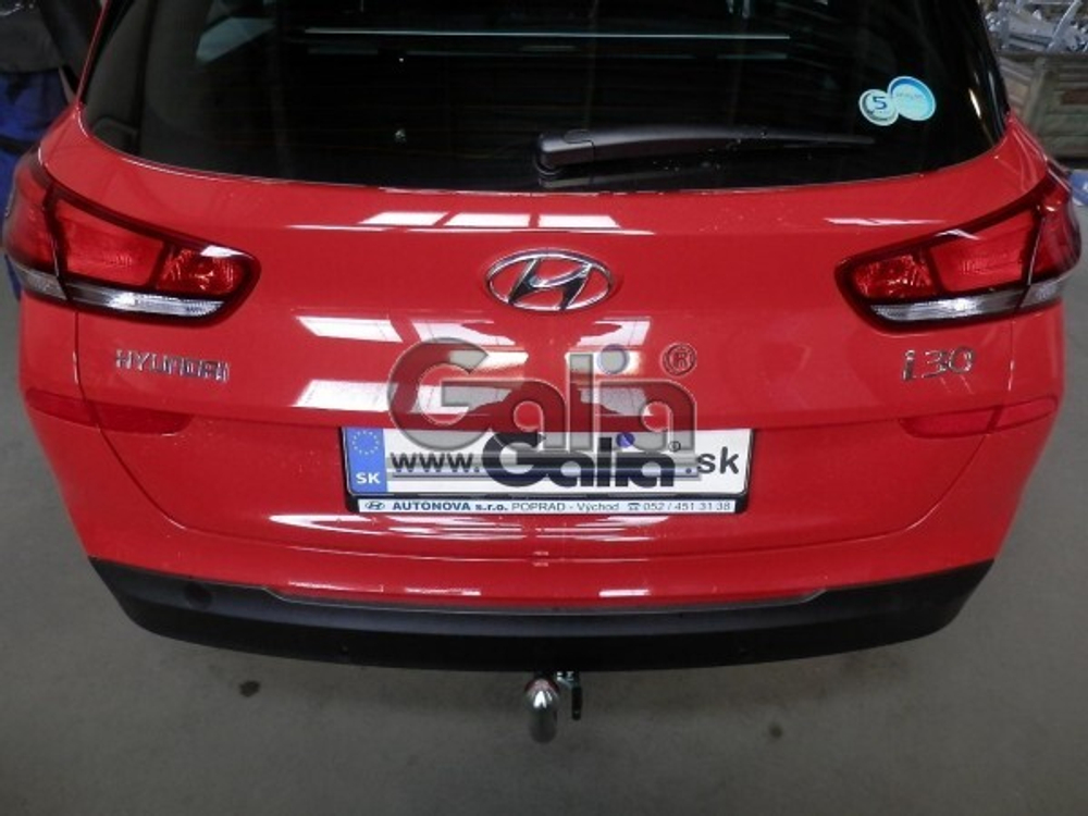 Фаркоп оцинкованный Galia H100C для Hyundai i30 универсал 2017-, Kia Ceed универсал 2017-(паспорт и сертификат в комплекте)(без электрики)