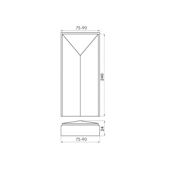 Цоколь №2 массив дуба Porte Vista