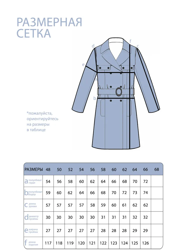 Тренч 2546 Fabrika