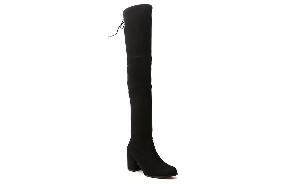 Stuart Weitzman/SW Leather Over the knee Boots Women"s Black