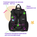Ранец Berlingo Expert "Shining butterfly" 37*28*16см, 2 отделения, 2 кармана, анатомическая спинка