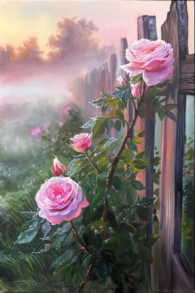 Садовые розы