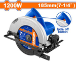 Циркулярная пила WADFOW WCW1512001 1,2кВт 185х20 мм