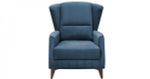 Кресло для отдыха Эшли велюр темный лазурный