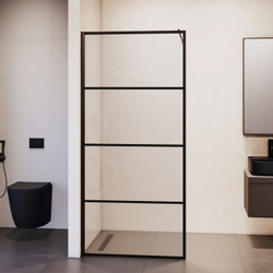 Душевая перегородка RGW WA-019B (Рисунок - черный принт, 1000)