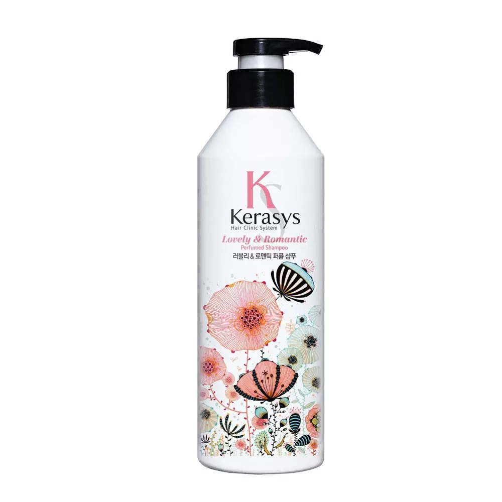 Шампунь д/поврежд.волос Парфюмир.линия РОМАНТИК KeraSys Lovely Romantic Perfume shampoo, 600мл