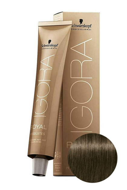 Краска для волос Igora Royal Absolute 7-10 Средний русый сандрэ натуральный Schwarzkopf Professional, 60 мл