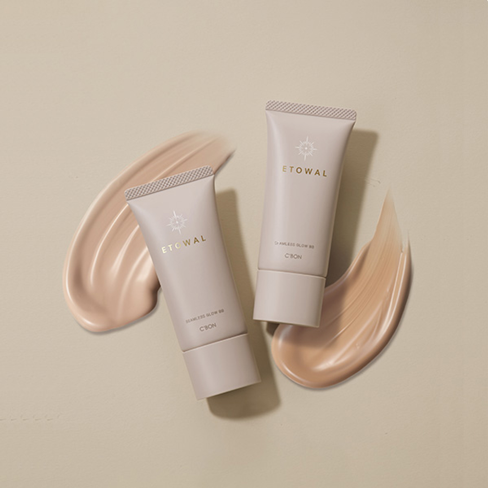 C'BON Тональный крем с солнцезащитным эффектом SPF 45/PA +++ Этуаль СБОН-Etowal Seamless Glow BB SPF 45/PA+++,35 г