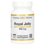 California Gold Nutrition, маточное молочко, 500 мг, 30 растительных капсул