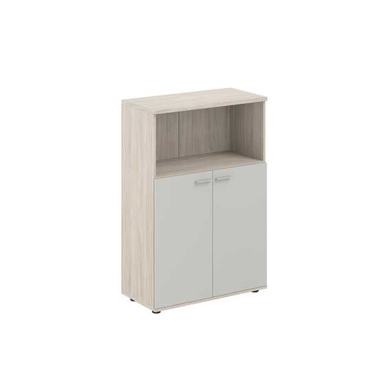 Шкаф средний Сигма   с нишей  800х400х1200, 2-х дв., з.ст ЛДСП 16 мм