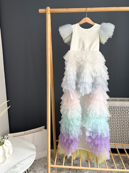 Платье из тюля со шлейфом Pure Soul , 104