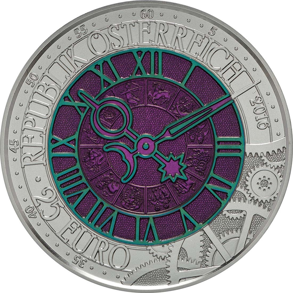 АВСТРИЯ, 2016, 25 ЕВРО [БИМЕТАЛЛ: СЕРЕБРО + НИОБИЙ]