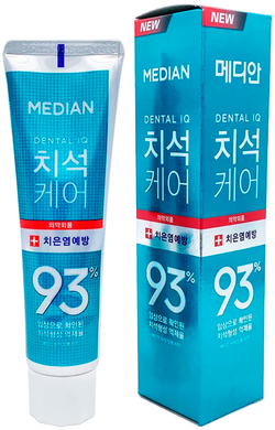 Median Зубная паста для профилактики воспаления десен Median Dental IQ 93% Prevent Gingivitis, 120гр зеленый чай