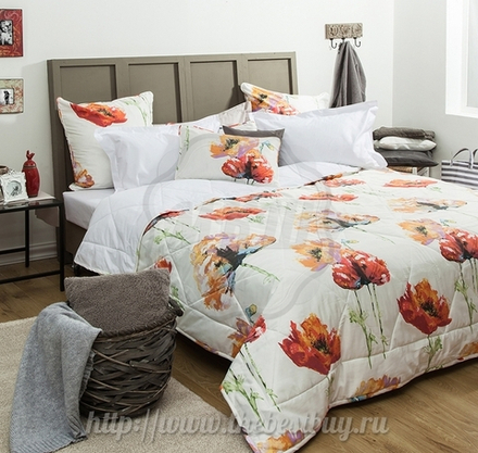 Покрывало для спальни: Севилла (арт. BL02-72-02)  -   230х250 см. - красный