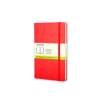 Блокнот Moleskine Classic Pocket 90x140 мм 192 стр нелинованный твердая обложка красный (QP012R)