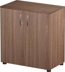 Стеллаж низкий закрытый Стандарт-Pro ясень шимо темный