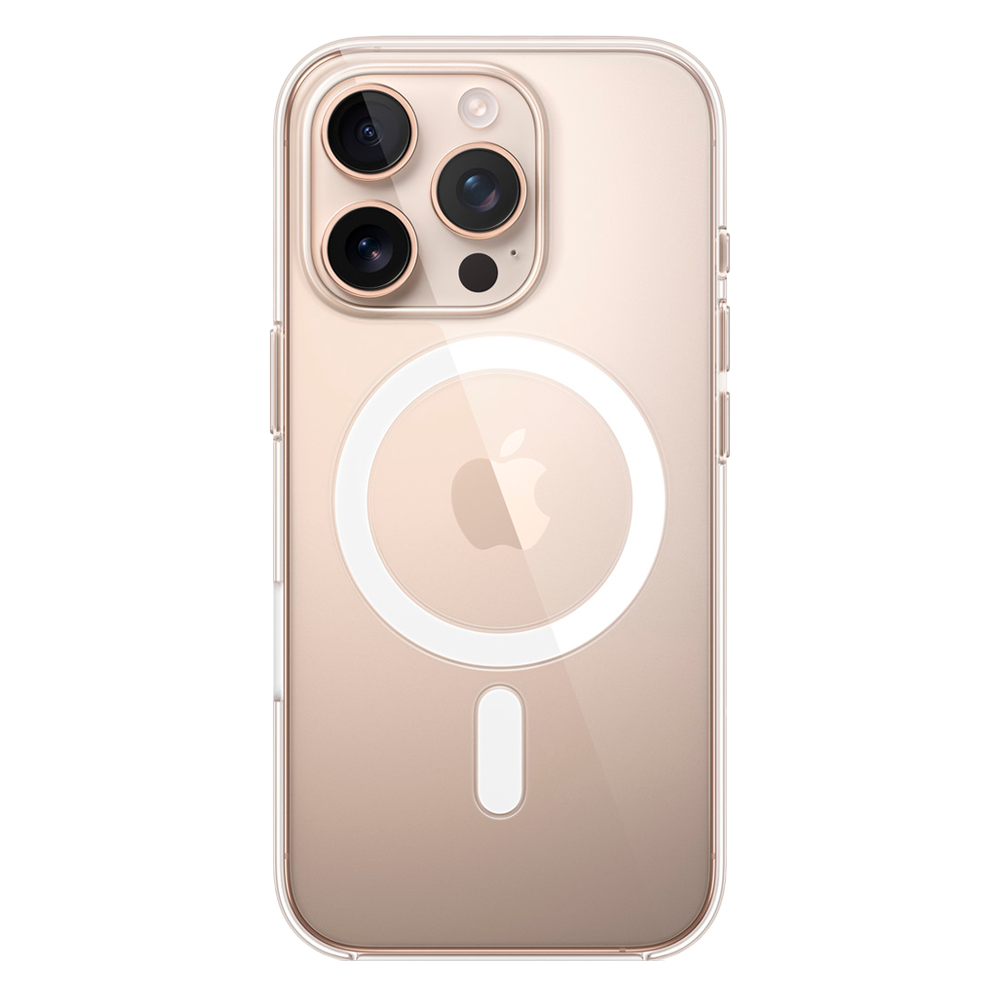 Прозрачный чехол с поддержкой MagSafe Apple Clear Case для iPhone 16 Pro