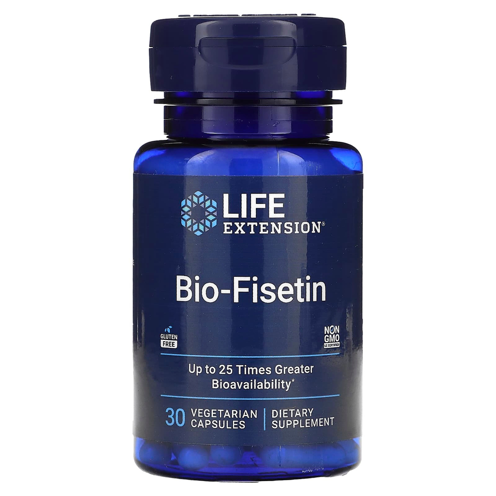 Life Extension, Биофизетин, 30 вегетарианских капсул