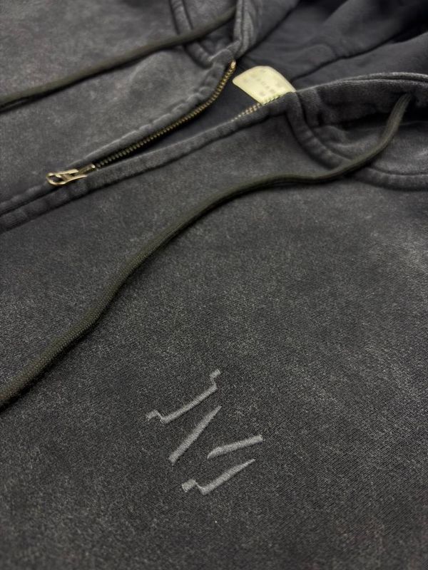 Худи Zip black/dye черное - фото 4