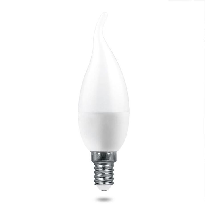 Лампа светодиодная Feron E14 6W 4000K Матовая LB-1306 38048