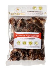 Rexburg лакомство для собак куриные желудочки 170г