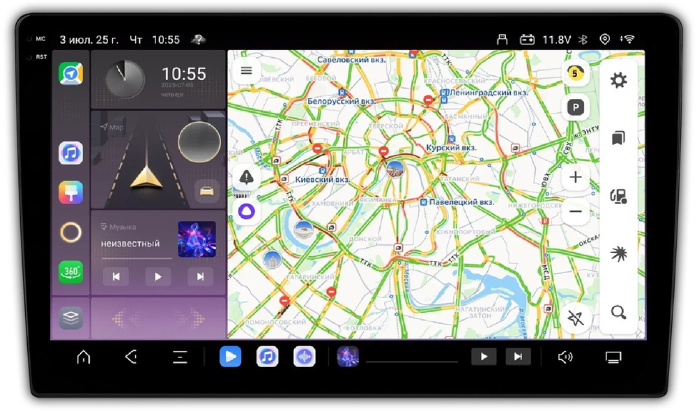 Магнитола для Mazda CX-9 2007-2015 - Carmedia OL-1582 QLed+2K, Android 13, TS20, CarPlay, 4G SIM-слот