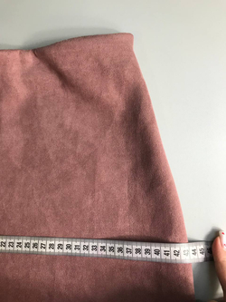 Юбка под замшу для осеннего образа 44 размер