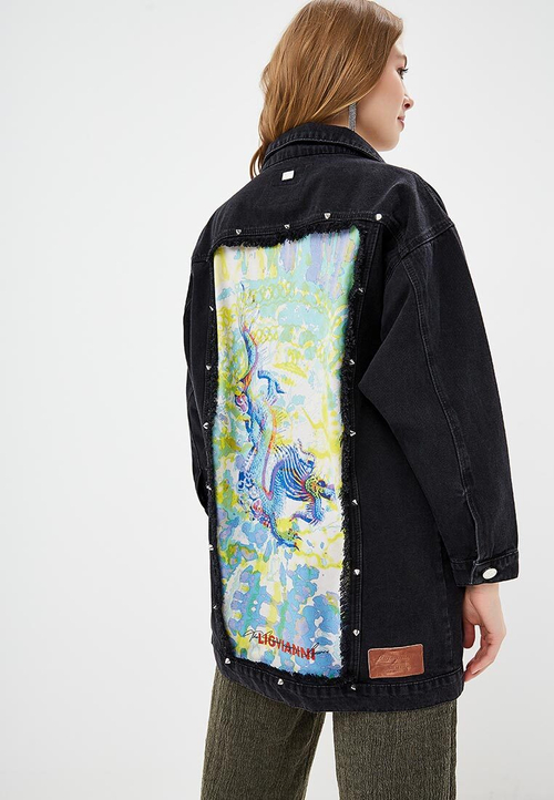 LIGVIANNI Джинсовая куртка Denim Jacket The Celestial Dragon