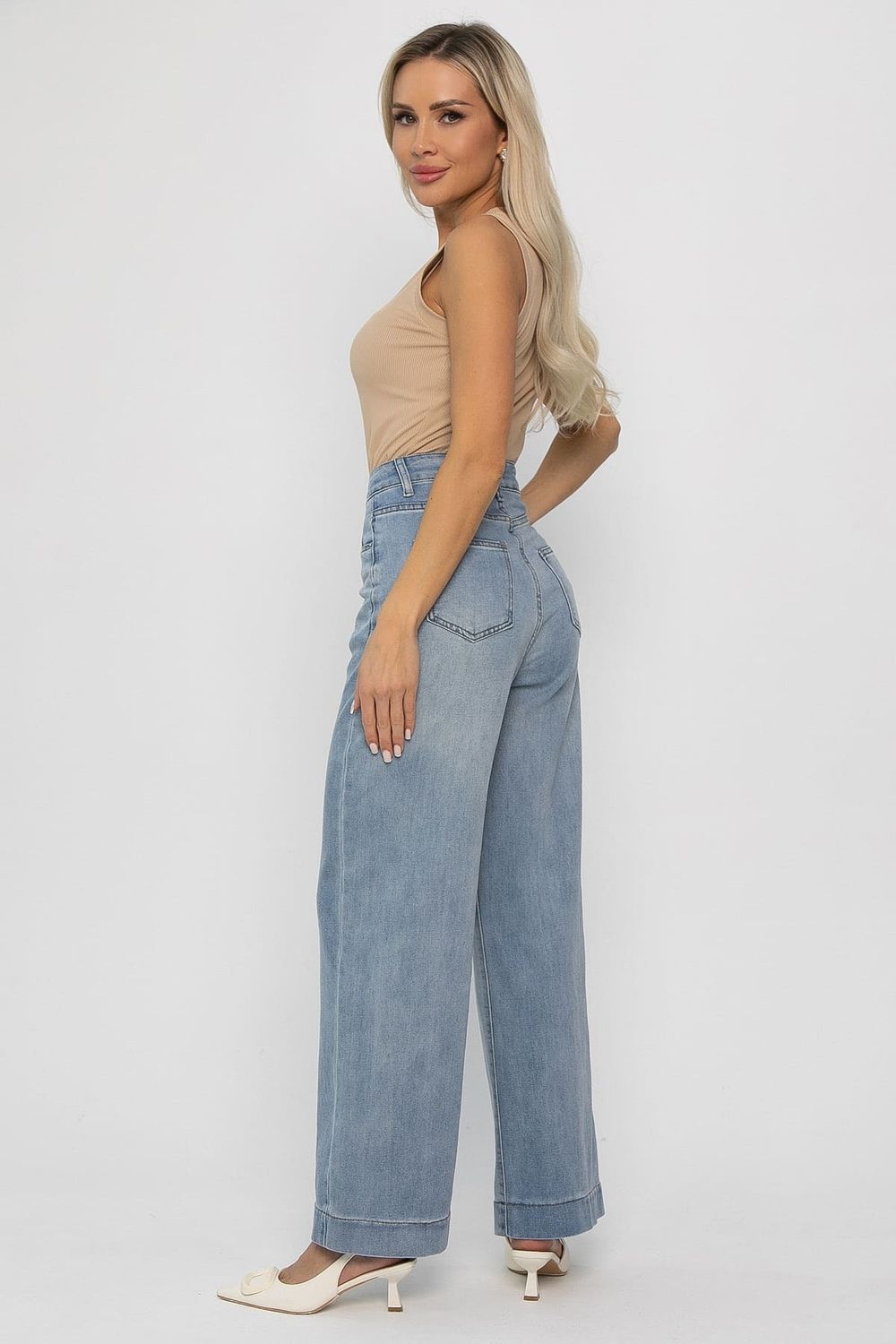 Джинсы Фаби (серо-голубые) Б13767-4М LT Collection