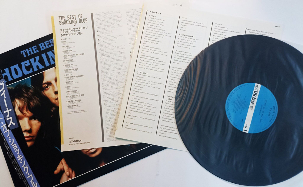 Винтажная виниловая пластинка Shocking Blue The Best of Shocking Blue (Japan 1986)