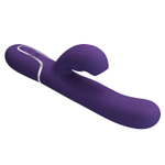 Вибратор-кролик Pretty Love Perdita с пульсацией, 22,8 см