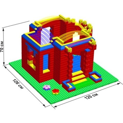 Большой конструктор LK Дворец GB5 M на платформе 40х56, для детей 2-5 лет