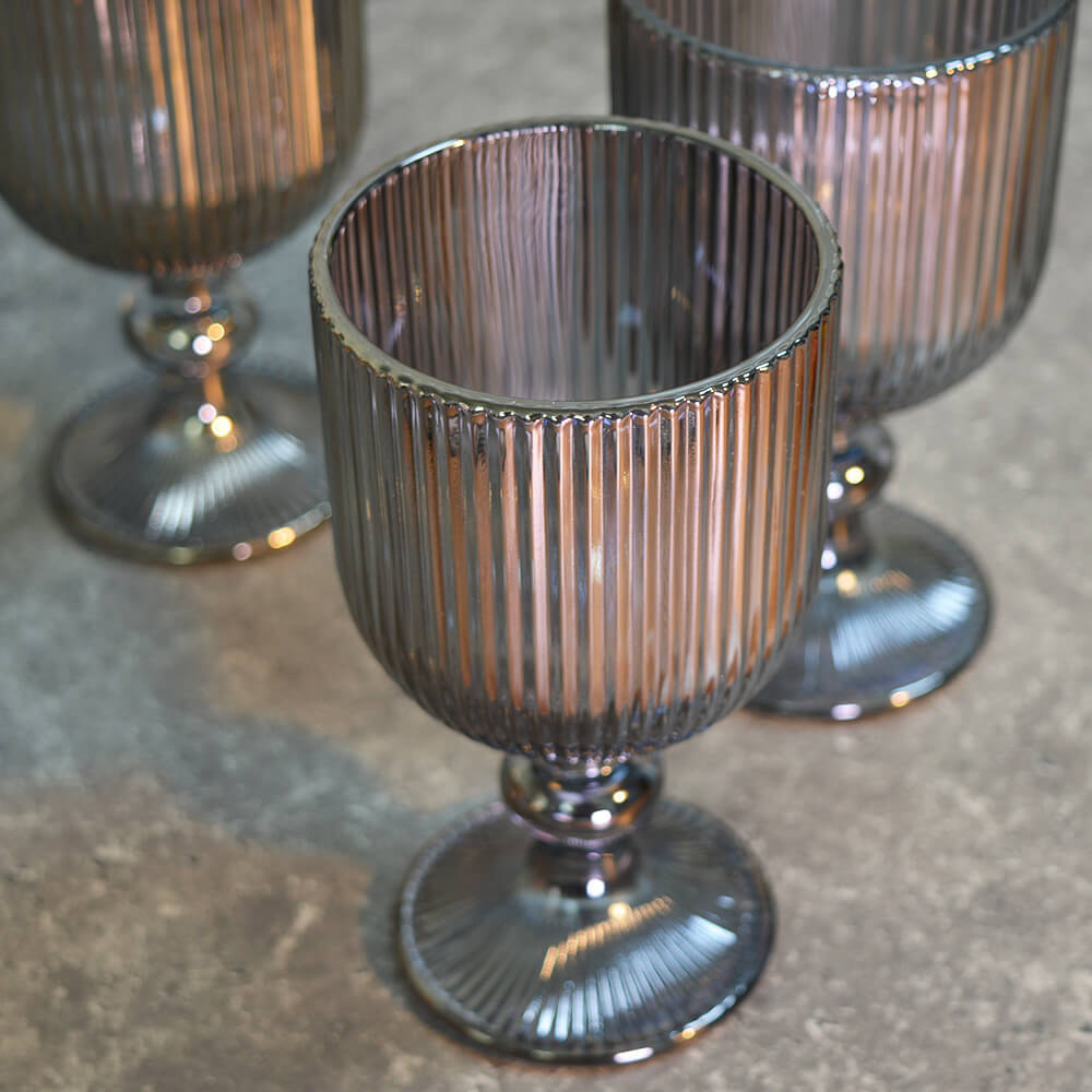 Набор бокалов 6шт 260мл, цветное стекло