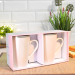 Набор кружек 2шт 435мл "Ажур", Jewel