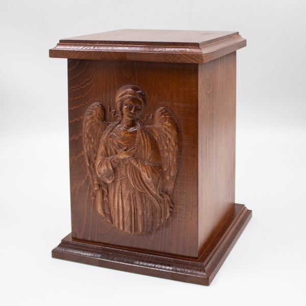 Урна для праха ясень "3D Ангел"