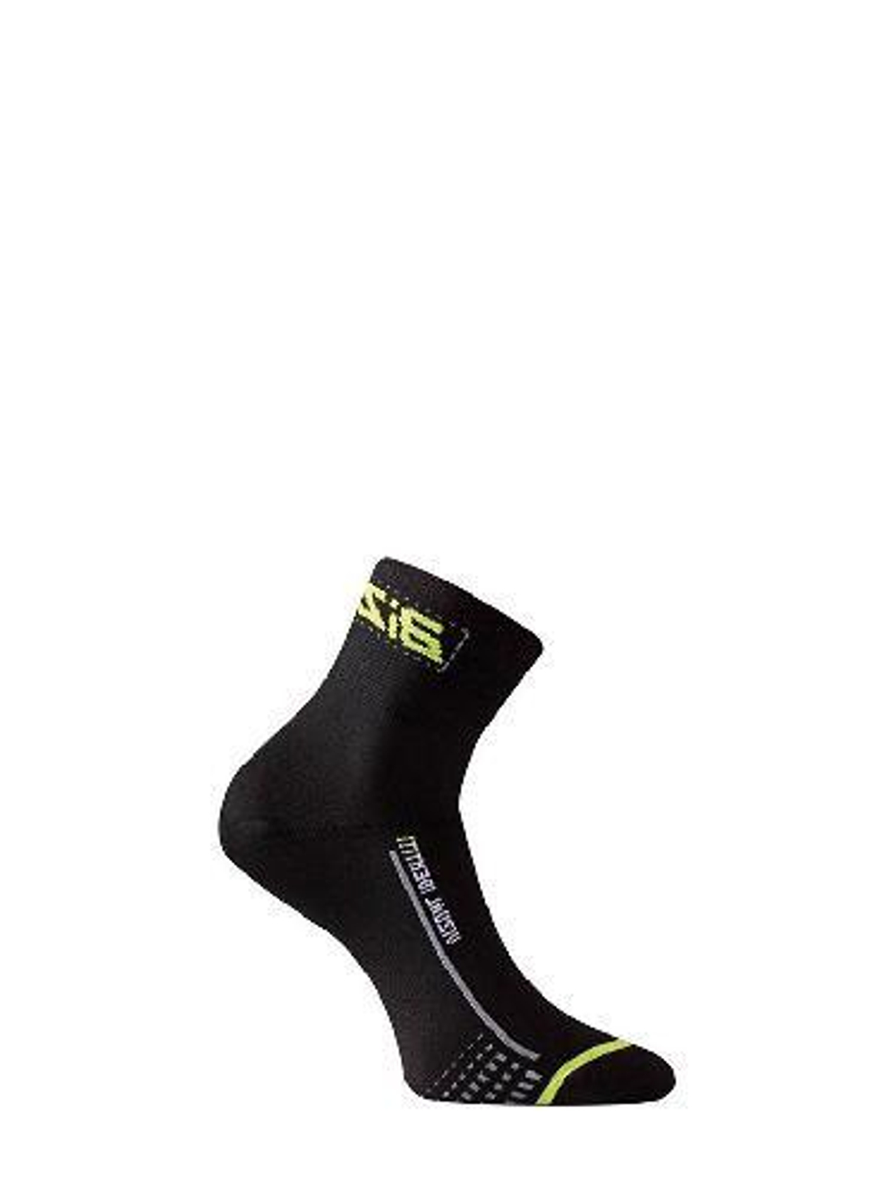 Носки Lasting BS30 906, microfiber+nylon, черный с зеленой полоской, размер M , BS30906M