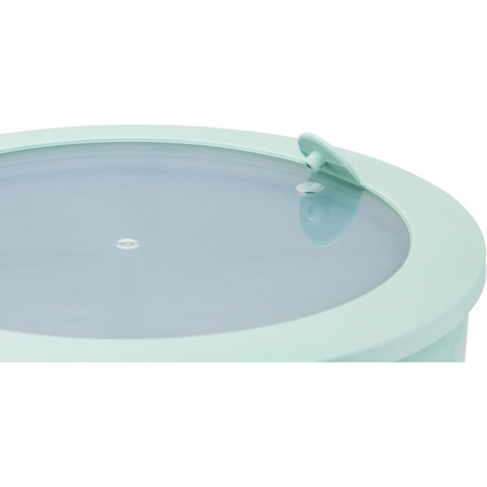 Миска пластик, 3.6 л, 22х13 см, фисташ, кругл, герм, Idea, Нео, М 1327