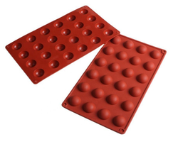 Силиконовая форма «Полусфера» 2,8 см, 24 ячеек