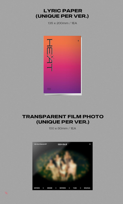 Альбом i-dle - HEAT (SLEEVE / BLAZE Ver.)