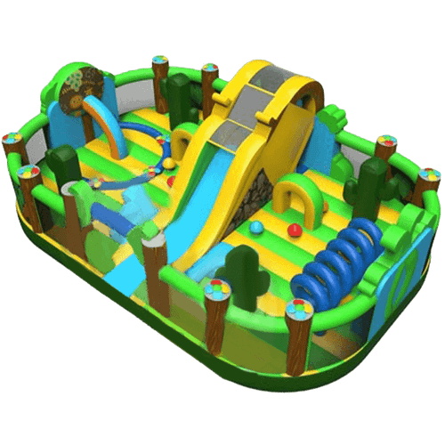 Коммерческий надувной батут "Водопад в джунглях"