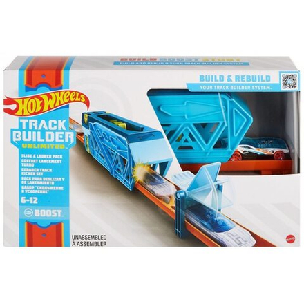 Hot Wheels Track Builder Unlimited - аксессуары для расширения, комплект скользящего ускорителя GVG08