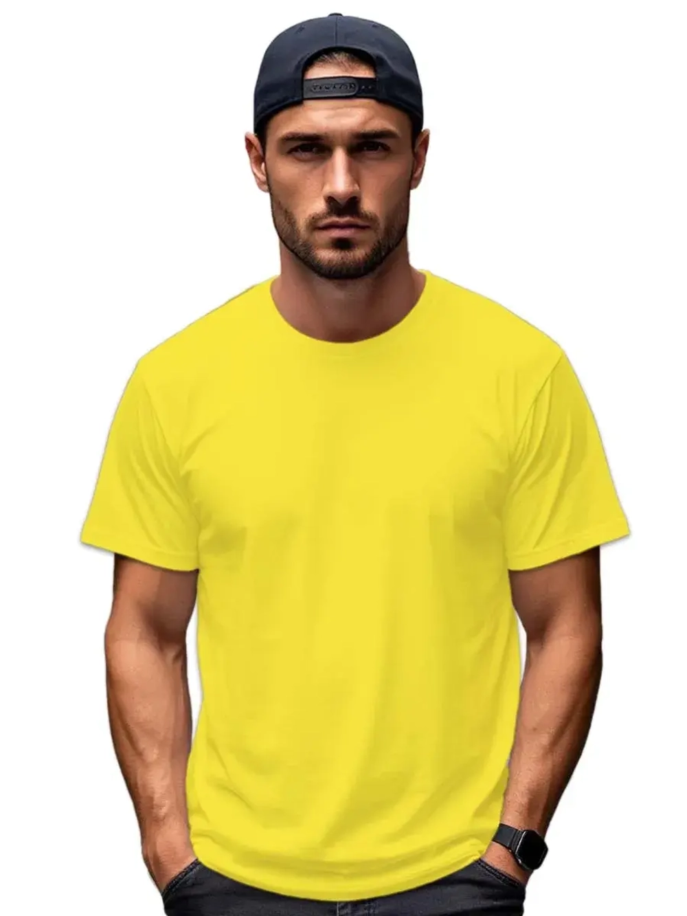 Футболка Взрослая.Премиум однотонная.1 шт