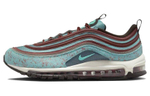 Nike Air Max 97 "Oxidized Bullet" Prm retro comfortable mesh shock absorption non-slip low-top casual running shoes men's blue-brown